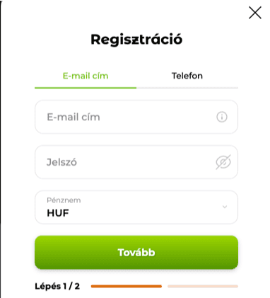 Regisztráció Verde casino